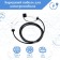 Charged cable for the electric car Fulltone, Mode 3, Type 2 on GB/T, 16 A, 1 phase