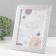 Photo frame plastic 15x20 cm "Double Spit" silver with holographia 18x23.8 cm