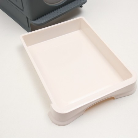 Closed toilet 45 x 34 x 39 cm, gray-4