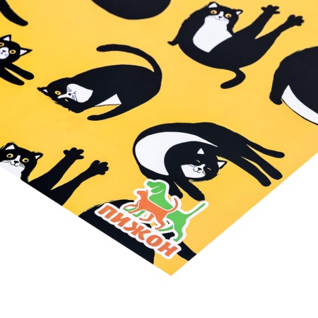 Rug for a bowl "Pigger" 43 x 28 cm "Cat and warm -up"-3