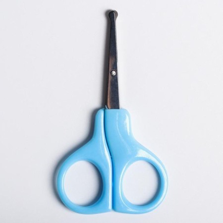Baby - safe, manicure scissors, from 0 months, MIX colors-4