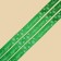 Atlase tape "Happy New Year", Green, 2 cm x 22.5 m