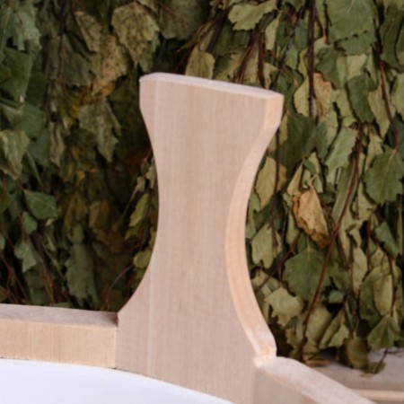 Gang made of linden, 9 l, two -handed, plastic insert-4