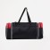 Sports bag with lightning with an increase, 3 outer pockets, black/red color