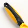 Tool for stripping double-sided with frequent teeth, 23 x 12 cm, black and yellow