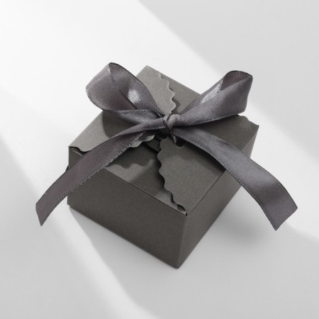 Box Gift "Surprise" 6 × 6, gray