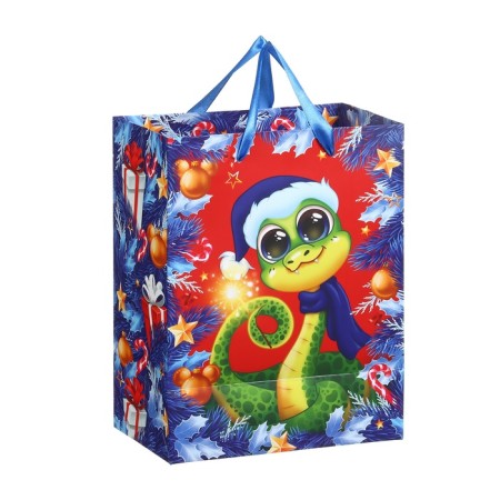 New Year. Gift package, 23x18x11.5 cm, packaging, Mickey Mouse-4
