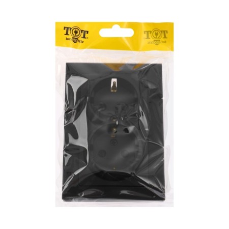 Double Tot Matte Glass, 16 A, hidden, with salary, glass, black-4