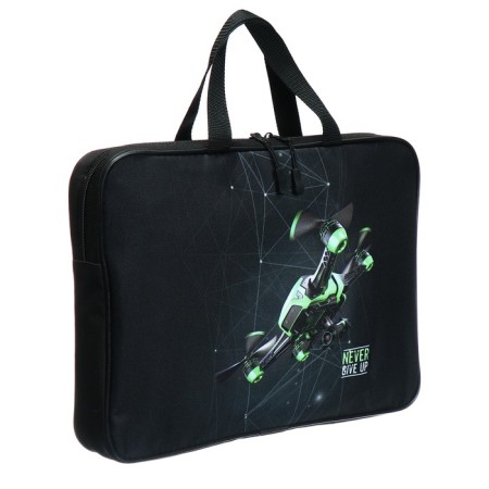Folder with handles Textile A4, 370 x 280 x 60 mm, Stavia "drone"-1