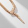 Neck metal "Snake" Zastzhka-Pravka, Color Gold, 48 cm