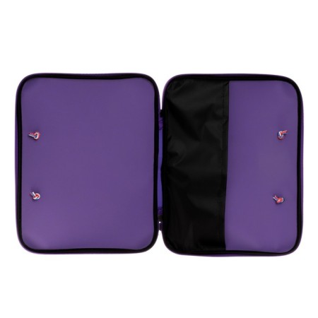 Folder with handles textile A4, 340 x 260 x 20 mm, "Office" 1Sh42 "Lux", inner pocket, purple-3