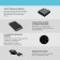 Numerical block A4Tech FSTYLER FK13 gray USB SLIM for laptop