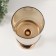 Summary Metal for 1 candle "Marble Ball" gold 49x10x10 cm