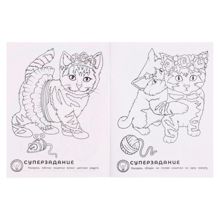 Coloring "Stylish pets"-3