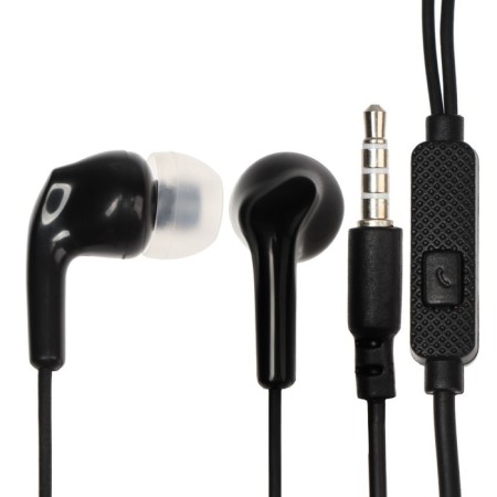 Smartbuy Model X headphones, vacuum, microphone, 103 dB, 16 Ohm, 3.5mm, 1.05 m, black