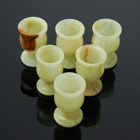 Set of glasses "Grace", 6 pcs 3.5x6.5 cm, onyx-1