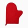 Mittens-Object Etel Red 18x29cm, Sarzha, 100% HL, 250 g/m2