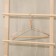 Shoulders - a clothes hanger with reinforced shoulders Ladoom Laconique, 42 × 24 × 3.2 cm, pink color