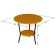 Journal table "Shot", 550 × 550 × 500 mm, Curry color