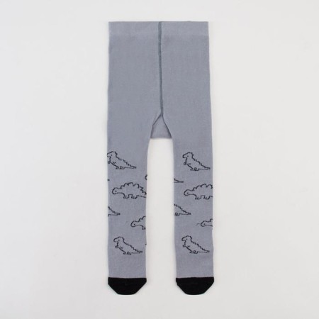 Pantyhose crumb I am "dinosaurs", gray color, height 68-74 cm-1