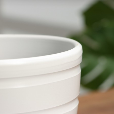 Flower Pot "Cineraria" White, 2.4 liters-2