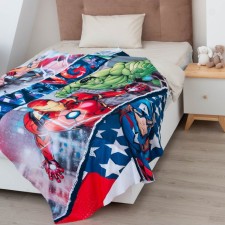 Avengers blanket 1.5 joint venture, 140x210 cm, 100% p/e