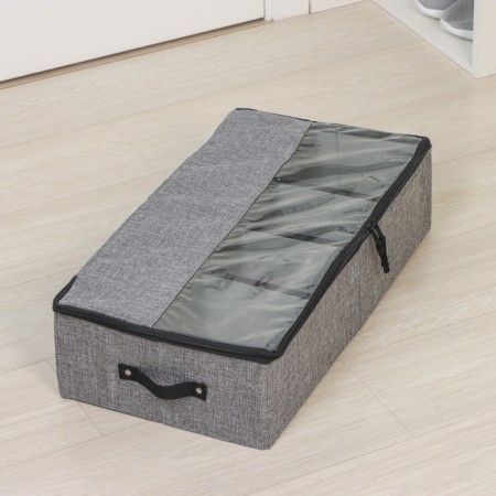 Shoe storage box "Ron", 58 × 30 × 15 cm, gray color-13