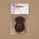 Bag Cauline, sewing, 6 × 4 cm, dark brown/bronze color