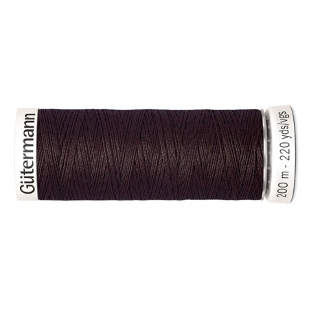 SEW-HALL thread for all materials, 200 m, 748277 (023 bitter chocolate)