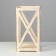 Kashpo wooden 14 × 14 × 26 cm "Lantern High-tech Provence", beige
