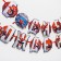 Garland on the tape "Happy Birthday!", Length 230 cm, Spider-Man