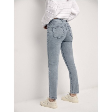 Women's jeans CONTE Elegant Straight Leg, XS size, Acid Grey color-1
