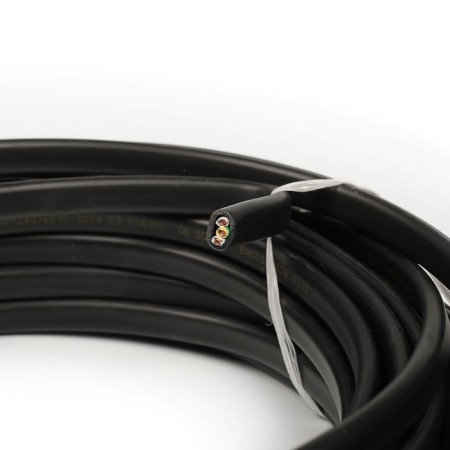 Cable "KabEX", VVG-PNG (A) -LS, 3x2.5 mm2, 20 m, flat, GOST-1