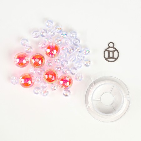 Soft toy - zodiac "Create your decoration. Gemini ”, with a pendant-3