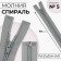 Lightning "Spiral", No. 5, detachable, automatic lock, 70 cm, color light gray