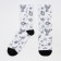 Women's socks, white color, size 23-25