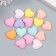 Decor for creativity Plastic "Heart" MIX 2x2 cm