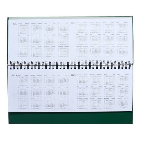 Dated 2024, 294 x 142 mm, 64 sheets, on the crest, attomex.orion, solid boumvil cover, block 70 g/m2, green-3