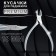 Pedicure nippers "Premium satin", hidden spring, 10.9 cm, blade length - 16 mm, silver color