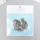 Decor Metal for creativity "Owl of point" (A37201) 2.5x1.2 cm