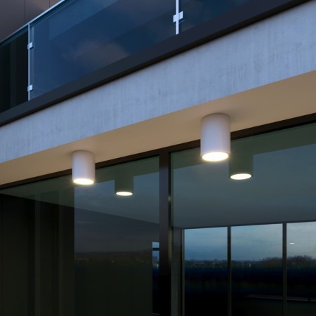 Ceiling lamp (SPOT) Elektrostandard, Light Led 7 W, 90x90x110 mm, IP65, white color-2