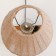 Table lamp with a clock "House" E14 15W 19x18x35 cm