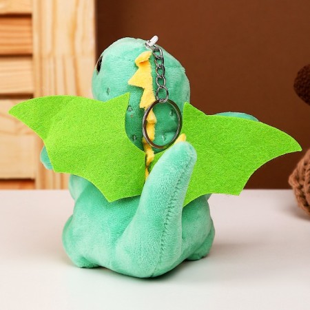 Soft toy "Dragon" on a key fob, 13 cm, color mix-1