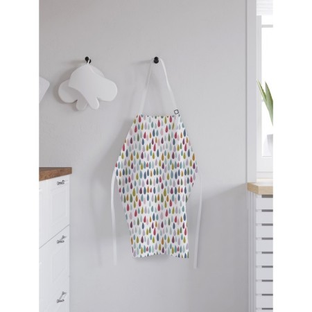 Apron of a kitchen with a photo print "Colorful moisture", adjustable, size OS-1