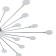 Ceiling lamp Starfall G4x3W