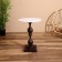 Coffee table 41x41x57 cm, aluminum/marble