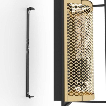 Bra Nohales, 1x40W, E27, H320, steel, black, brass-3