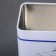 Bank for bulk products "geese", 400 ml, rectangular, white color