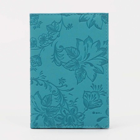 Covers for passport, turquoise color-1