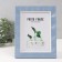 Photo frame plastic 15x20 cm "arc" blue 25.3x20.5 cm